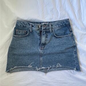 Denim Mini Skirt